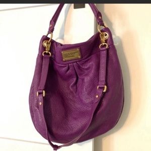 Marc Jacobs Classic Q Hobo Bag - purple EUC